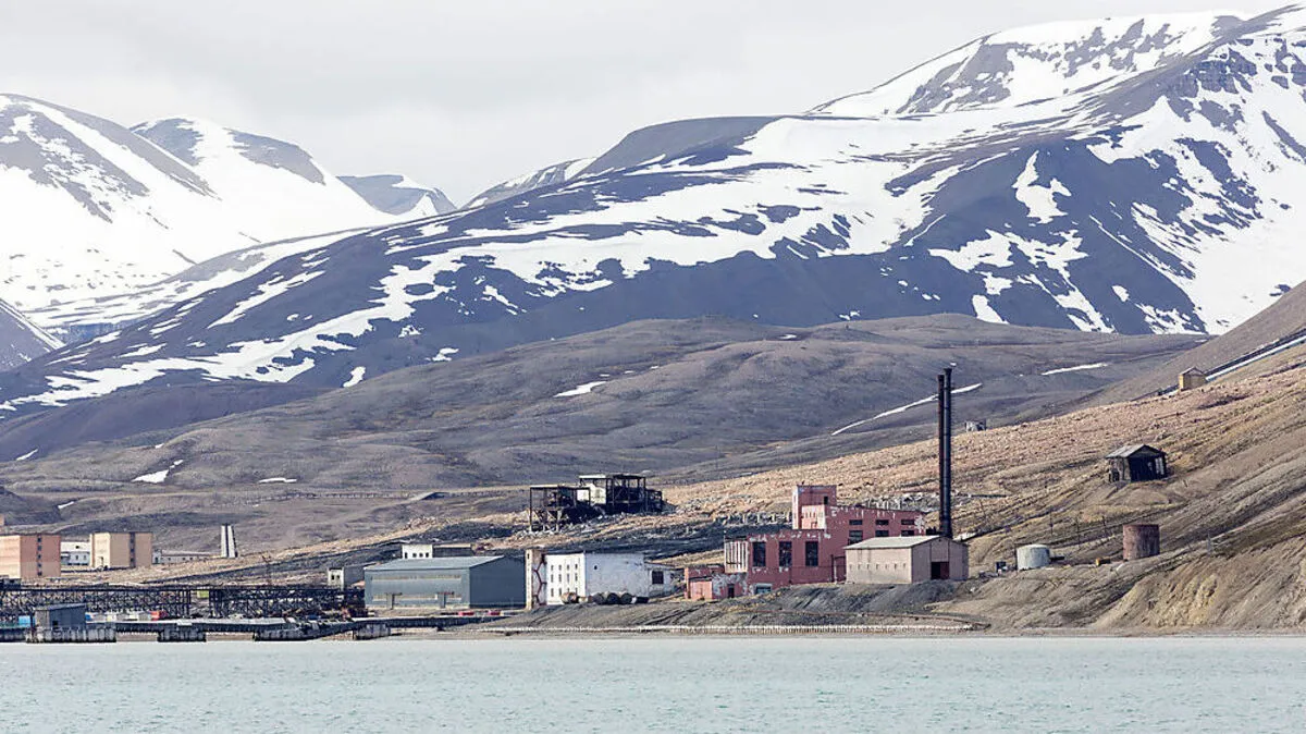 Die Geisterstadt Pyramiden auf Spitzbergen