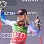 Mikaela Shiffrin nach ihrem Sieg in Sölden