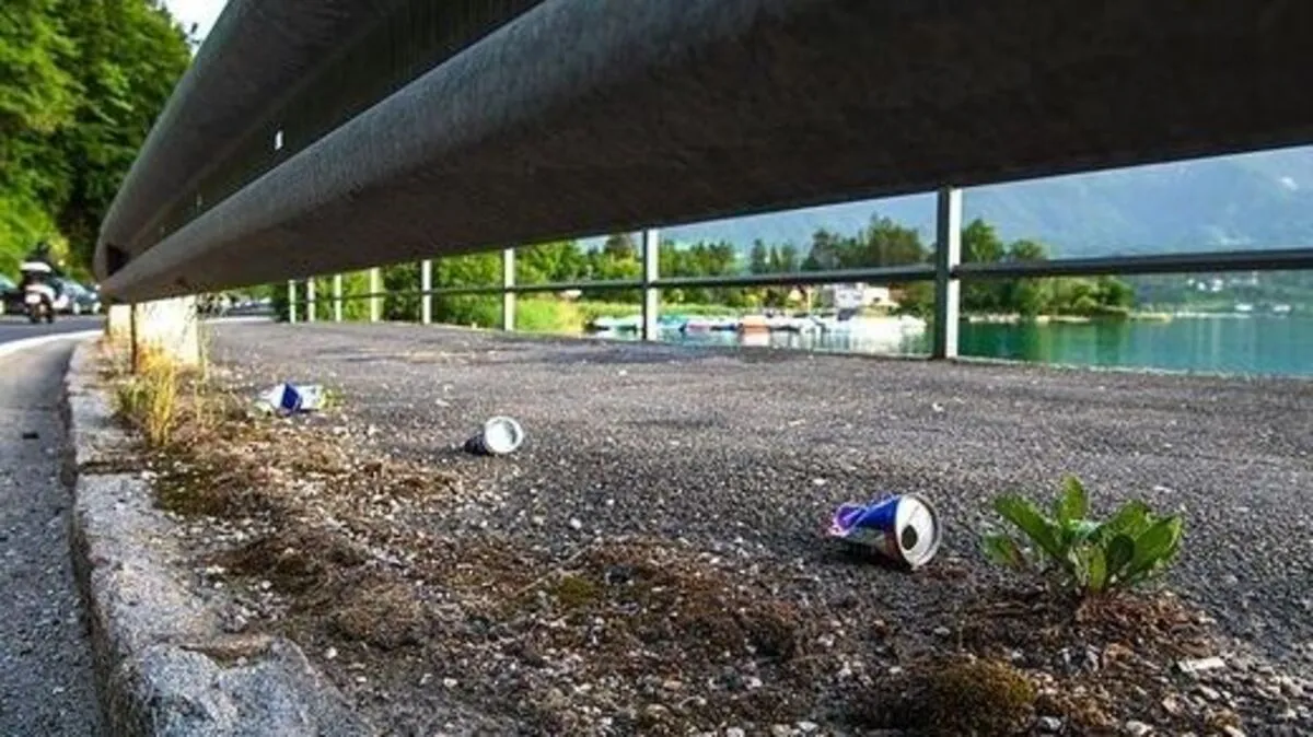 Vor allem rund um die Kärntner Seen, wie hier am Faaker See, nimmt das Müllproblem zu (Archivfoto)