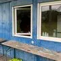 Über die Fenster gelangten die Täter in den Container, der am Trainingsgelände des ASK Voitsberg aufgestellt ist