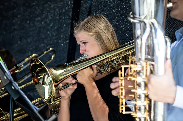 Für bezaubernde Klänge sorgte die Musikjugend aus dem Camp Styria.