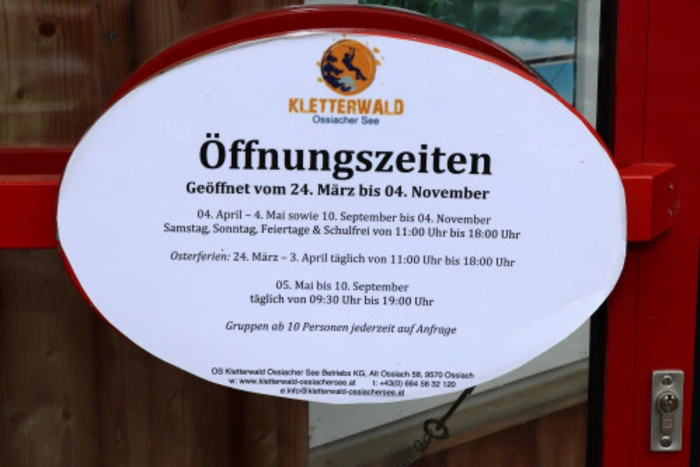 Die Öffnungszeiten