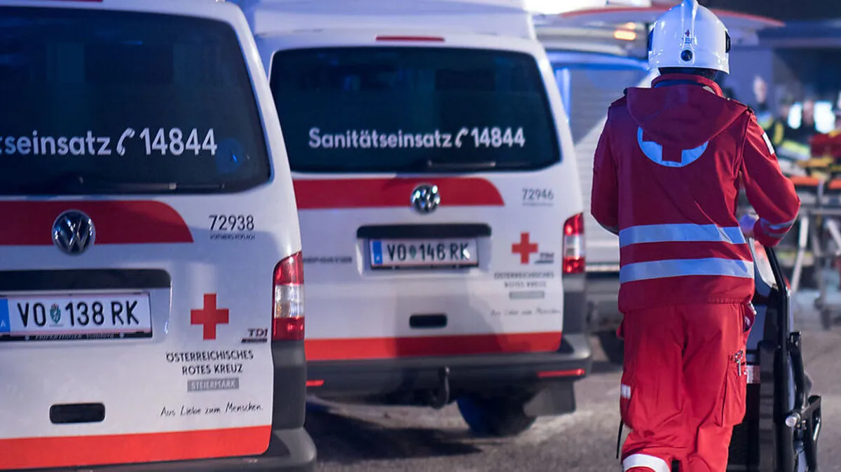 Die Dame wurde zur Abklärung ins LKH Voitsberg gebracht