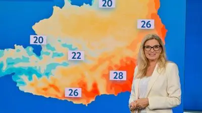 Christa Kummer sagt ORF-Wetter Adieu - Abschied nach mehr als 30 Jahren aus der ORF-Wetterredaktion, Wera Gruber übernimmt - Es ist ein Abschied nach mehr als 30 Jahren: „ZIB“-Wetter-Host Christa Kummer sagt adieu und wendet sich neuen Aufgaben zu. Am 19. September wird sie zum letzten Mal nach der „Zeit im Bild“ das Wetter präsentieren.  Im Bild: Christa Kummer. - Copyright: ORF/Thomas Ramstorfer - Veröffentlichung honorarfrei nur für redaktionelle Berichterstattung in Sendungszusammenhang und mit Copyrightangabe. Kontakt: foto@orf.at