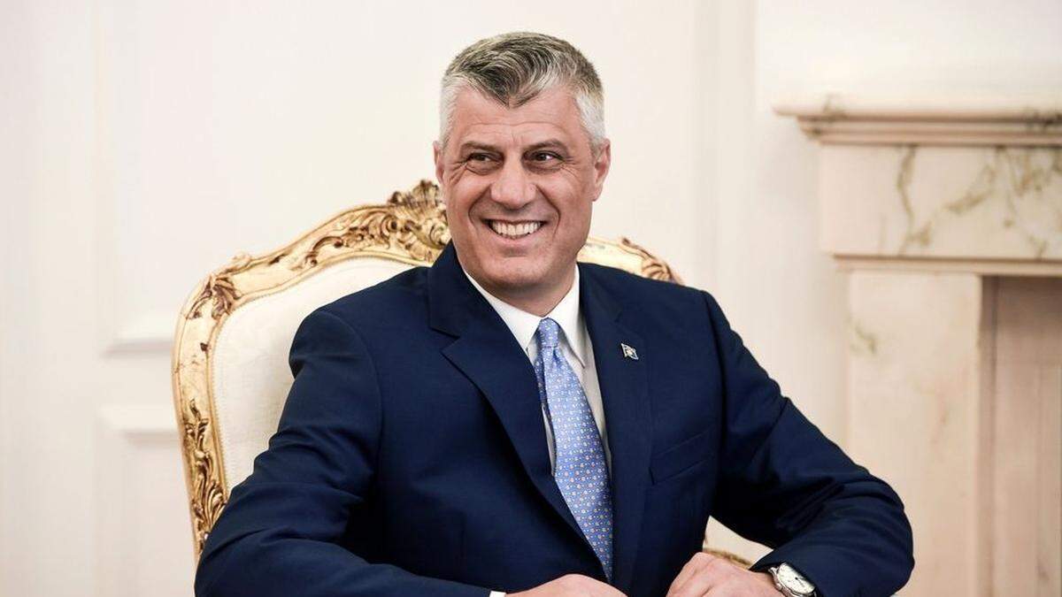 Auch Präsident Thaci soll sich unter den Angeklagten befinden