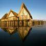 Die rekonstruierten Pfahlhäuser am Bodensee