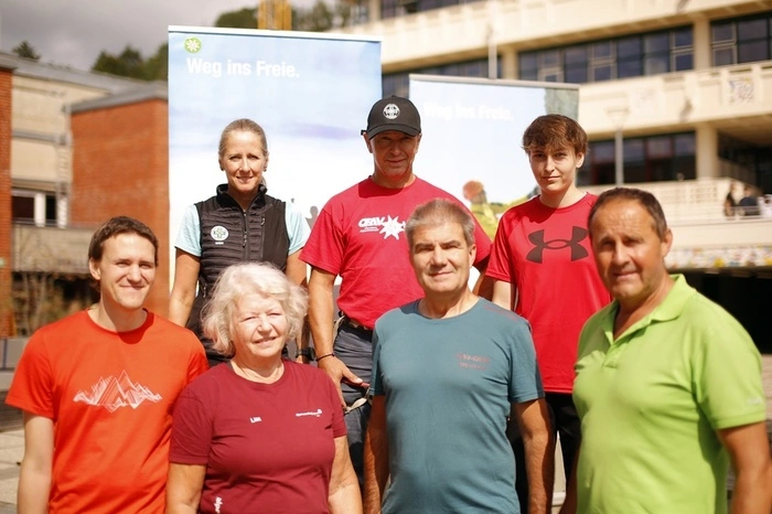 In Weiz mit dabei: Die Damen und Herren des Alpenvereins.