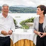 SPÖ-Chefin Pamela Rendi-Wagner und Landeshauptmann Peter Kaiser im Hotel Schloss Seefels