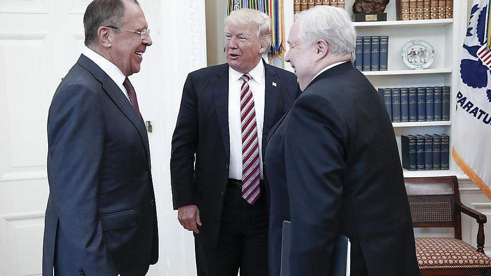 Sergej Lawrow, Donald Trump, Sergej Kisljak 