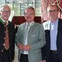 Johann Mösenbichler (Künstlerischer Leiter), Landeshauptmann Christopher Drexler und Kurt Pfleger (Leiter des Organisationskomitees).