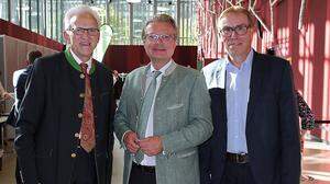 Johann Mösenbichler (Künstlerischer Leiter), Landeshauptmann Christopher Drexler und Kurt Pfleger (Leiter des Organisationskomitees).