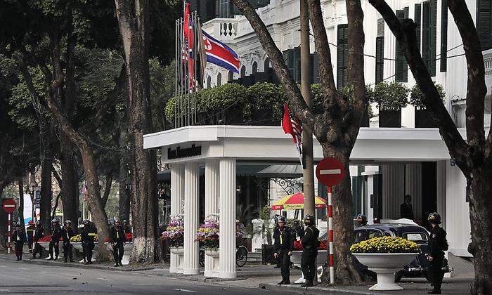 Hier im Hotel "Sofitel Legend Metropole" in Hanoi findet das Treffen von Trump und Kim statt. 
