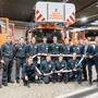 Feuerwehrreferent Bürgermeister Christian Scheider begrüßte die acht neuen Feuerwehrmänner 
