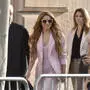 Shakira bei ihrem Gerichtstermin in Barcelona