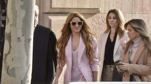Shakira bei ihrem Gerichtstermin in Barcelona