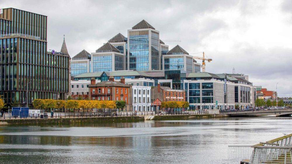 Das Finanzzentrum im irischen Dublin