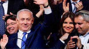 Benjamin Netanjahu feiert seinen Sieg