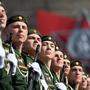 Die Militärparade am 9. Mai wurde erst nach dem Ende der Sowjetunion 1991 zur Tradition