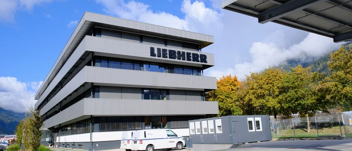 Die Firmenzentrale von Liebherr-Hausgeräte in Lienz