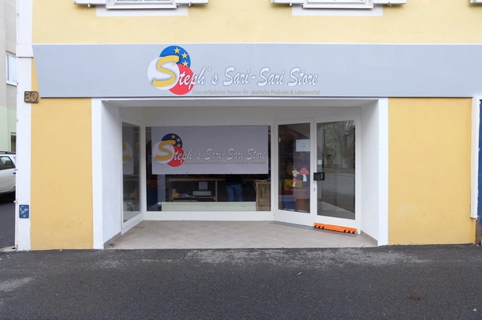 Das Geschäft befindet sich in der unteren Bürgergasse in Gleisdorf, zwischen Autohaus Fritz und Marienkirche.