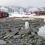 Direkt hinter der historischen Forschungsstation Port Lockroy in der Antarktis erhebt sich der spektakuläre Luigi Peak