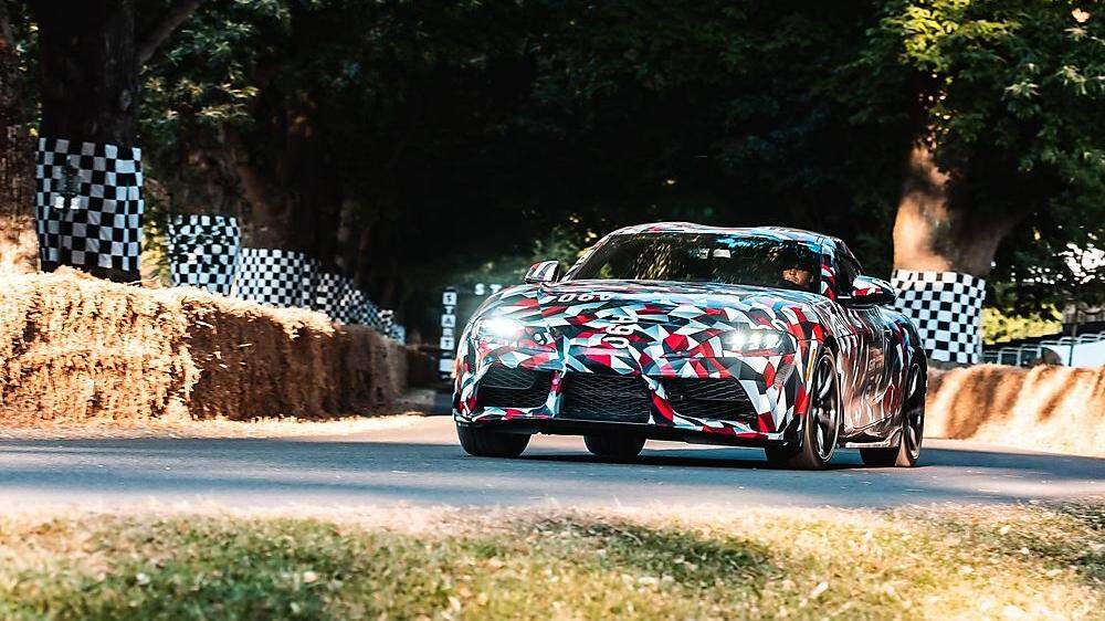 Die neue Toyota Supra beim Festival of Speed
