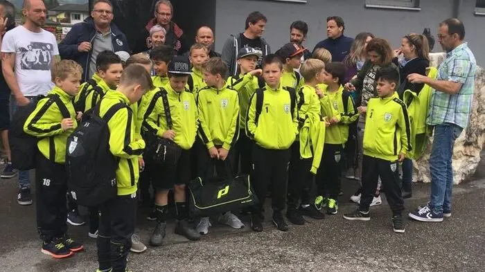 Zuerst absolvierten die Dribblanskis in Golling noch ein U11-Turnier...
