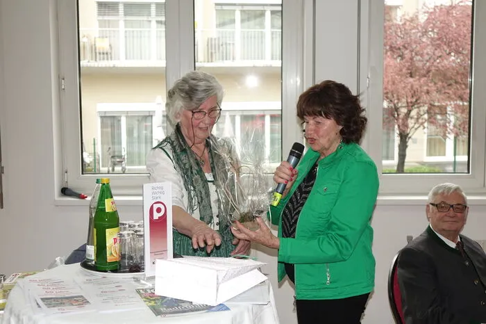 Sie konnte unter anderen die Nationalratsabgeordnete a. D. Sophie Bauer (Foto rechts) und den PV-Landespräsidenten Klaus Stanzer als Ehrengäste begrüßen.