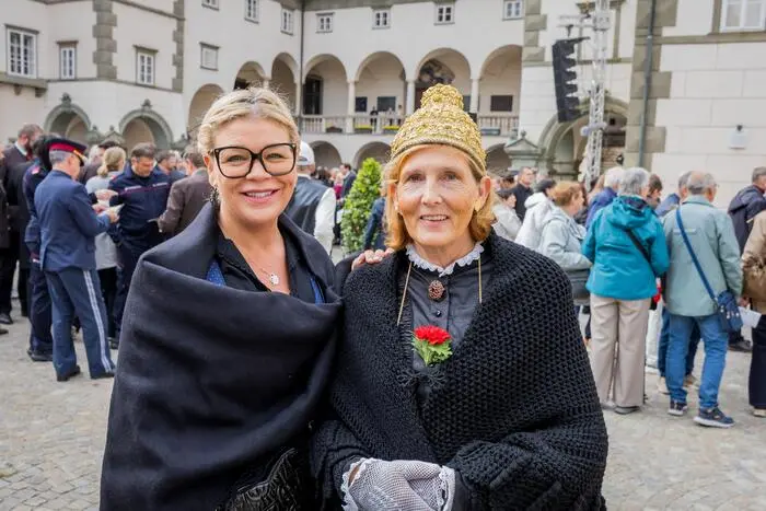 Tag der Kärntner Volksabstimmung Festakt im Landhaushof Klagenfurt zum 10. Oktober bei der Stätte der Kärntner Einheit