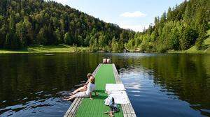 Heiß umkämpft: der idyllische Sommersbergsee im Ausseerland