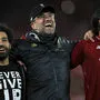 Sind nominiert: Mohamed Salah, Trainer Jürgen Klopp und Virgil van Dijk vom FC Liverpool