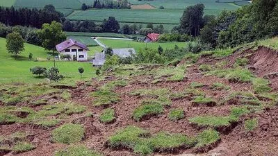 Die Oststeiermark ist besonders gefährdet für Hangrutschungen