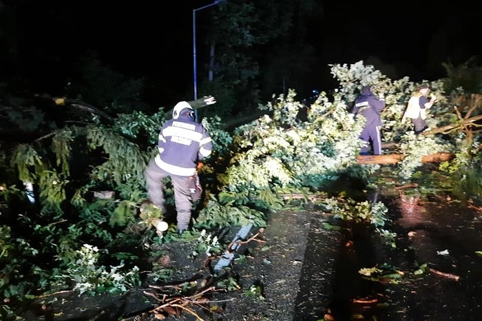 "Baum über Straße" hieß es um 22.41 Uhr nach einem starken Gewitter mit Sturmböen für die Freiwillige Feuerwehr Kalsorf. Mittels Motorsägen wurden die Äste entfernt und die Kasernstraße war wieder gefahrlos passierbar.