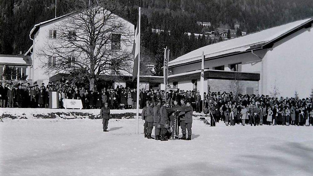 Angelobung in Greifenburg im Jahre 1981