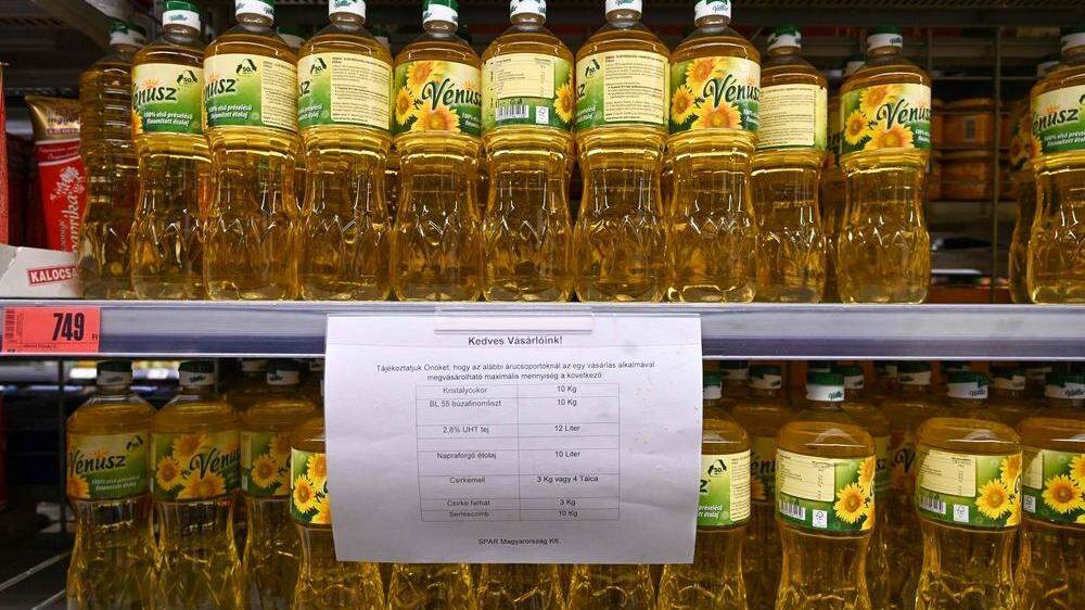 In Ungarn verordnete die Regierung einen Preisstopp für gewisse Produkte