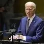 Joe Biden bei seiner Rede vor der UNO