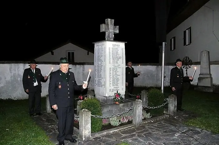 Bei der Veranstaltung gedenken die Mitglieder Jahr für Jahr ihrer verstorbenen Kameraden, der Gefallenen und der Kriegsopfer.