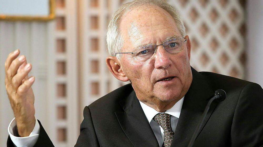 Deutschlands Finanzminiser Wolfgang Schäuble