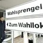 LH Doskozil beim Verlassen des Wahllokals
