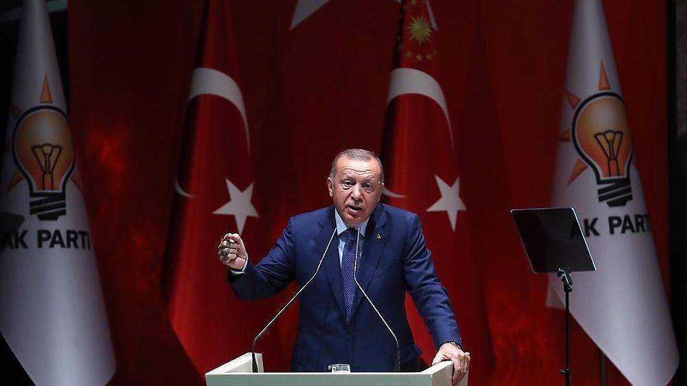 Neue Drohung: Recep Erdogan