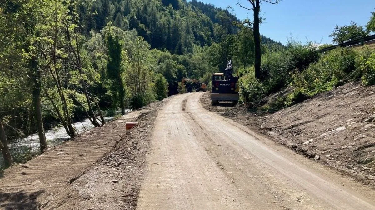 Die Arbeiten an der Radwegtrasse zwischen Radenthein und Döbriach wurden bereits im Vorjahr durchgeführt
