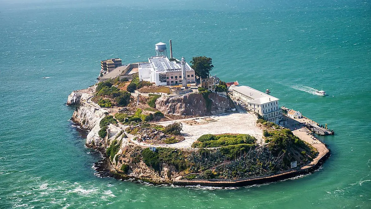 Alcatraz aus der Vogelperspektive