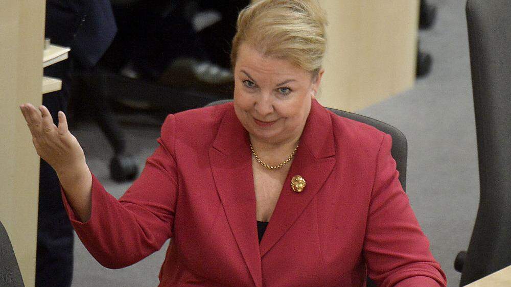 Sozialministerin Beate Hartinger-Klein (FPÖ) musste sich viel Kritik gefallen lassen. 