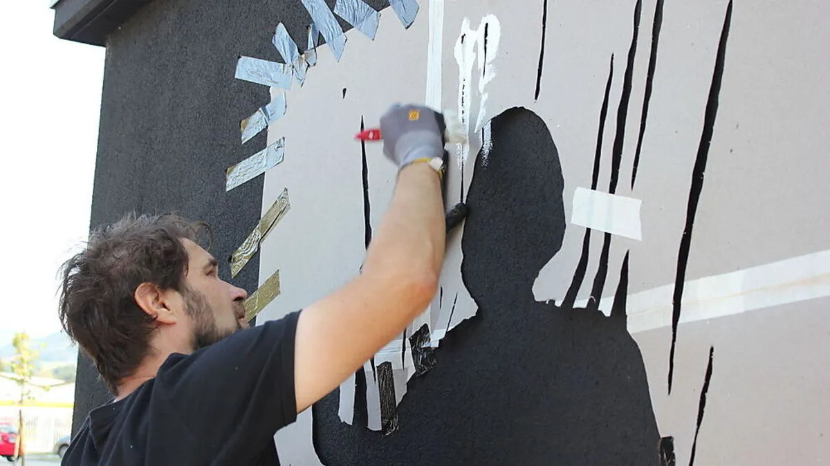 Schritt für Schritt nahm das Werk Formen an