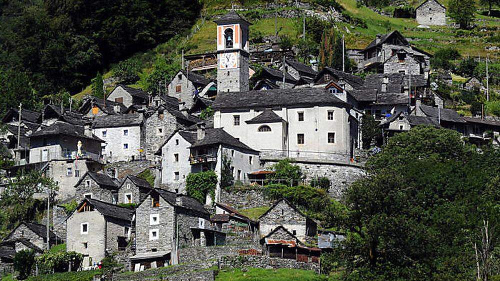 Das kleine Dorf Corippo in der Schweiz wird zum Hotel