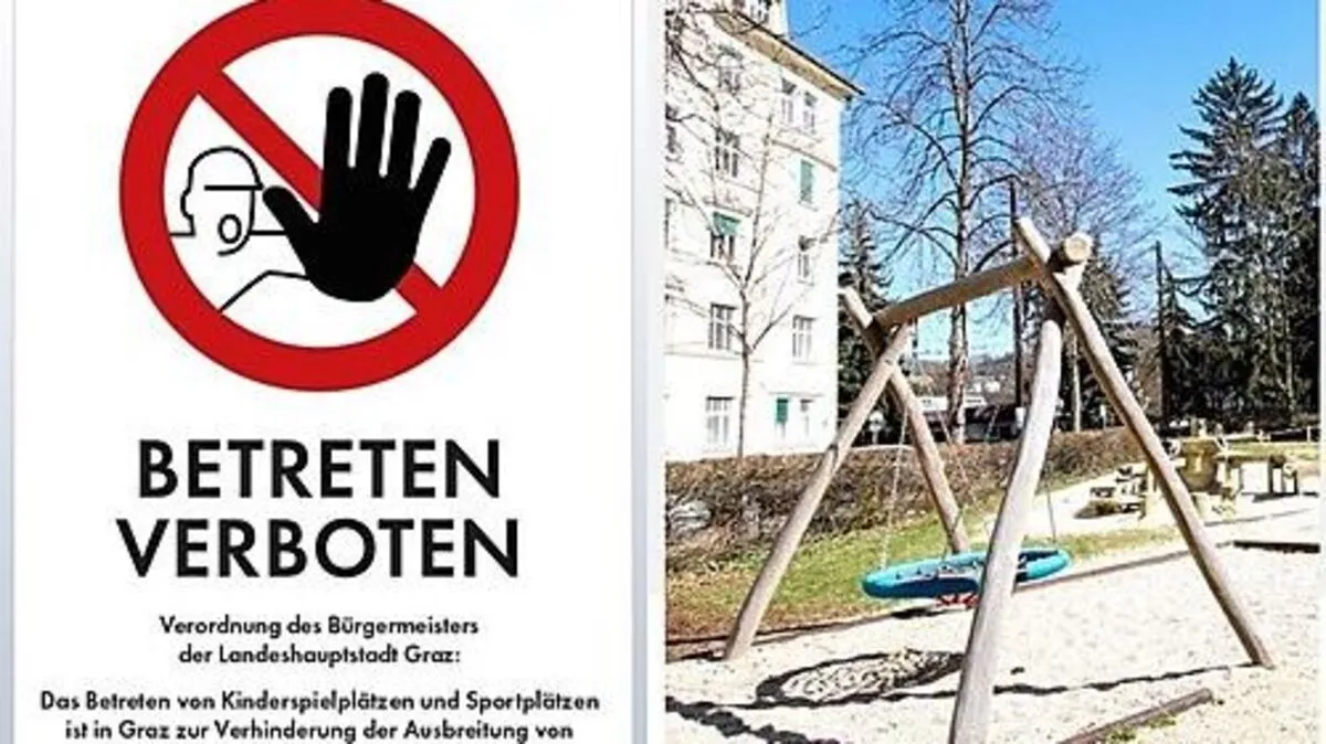 Das Betretungsverbot von Grazer Spielplätzen war gesetzeswidrig
