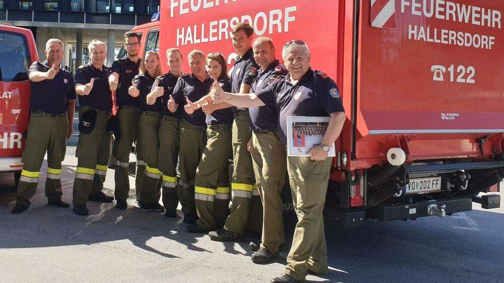 Die FF Hallersdorf hat ihre Unterschriften bereits abgegeben