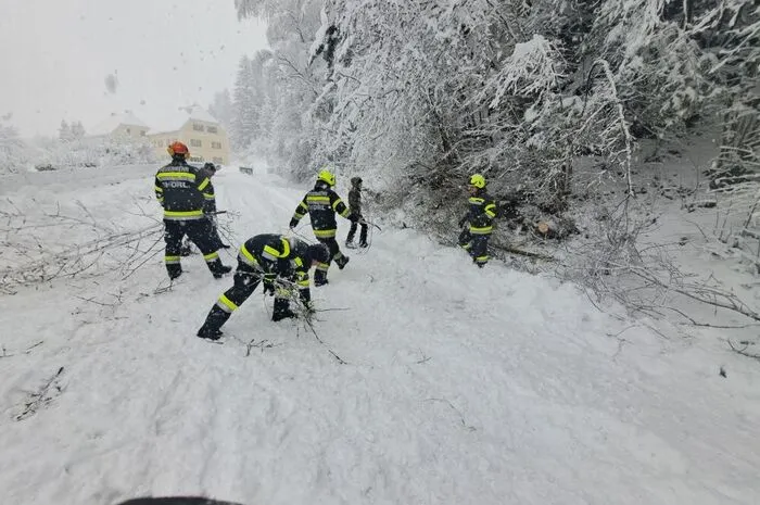 Besonders fordernd wurde dann der schneereiche Donnerstag, der vor allem in Aflenz und Thörl für etliche Einsätze sorgte. Schon um 9 Uhr begann eine lange Serie an Lkw-Bergungen, insgesamt mussten 13 Lkws abgeschleppt werden. Dazu musste die B 20, zwischen Palbersdorf und Zöbriach nahezu den ganzen Tag für den Verkehr gesperrt werden.