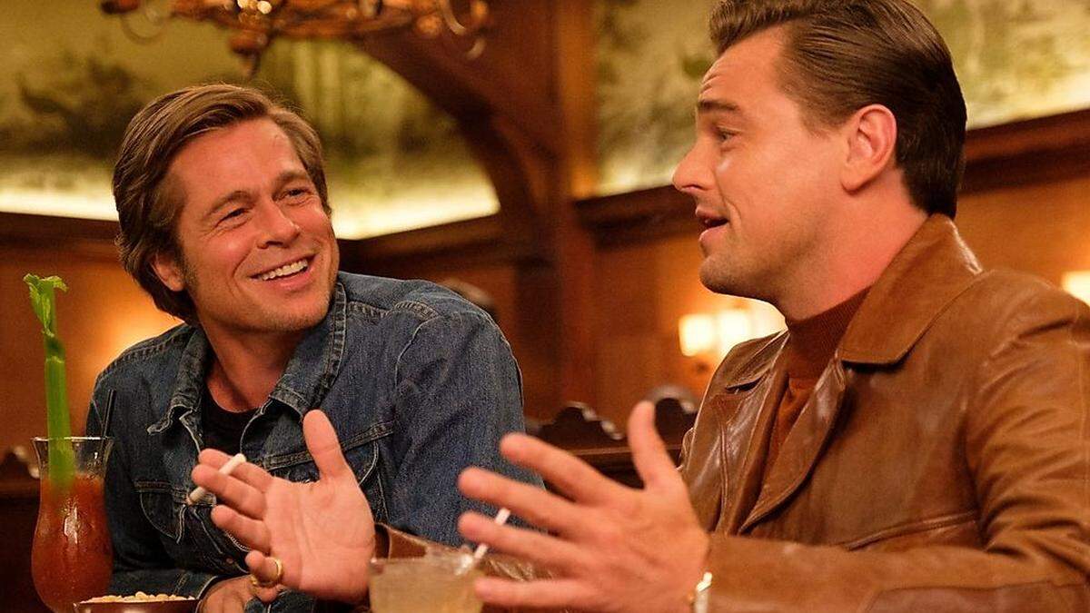 Zwei Supertypen: In Quentin Tarantinos neuem Film sind Brad Pitt und Leonardo DiCaprio in Bestform zu sehen 