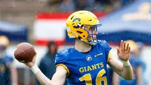 Quarterback Bastian Steinmair hat den Titel im Blick